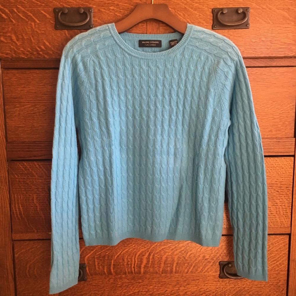Valerie Stevens two ply cashmere sweater